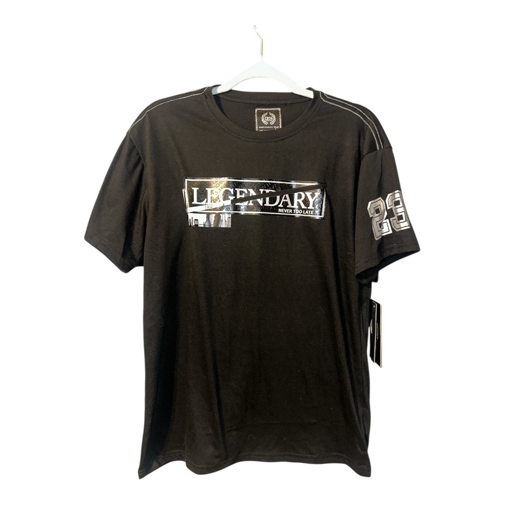 CR-24 Chrome Edge Mens Black Legendary T-Shirt, Medium